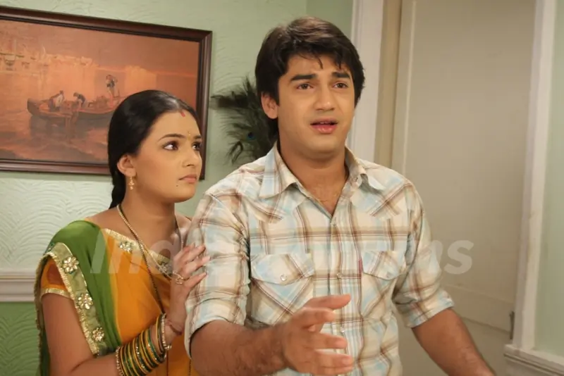 A still of Mohan and Bhakti