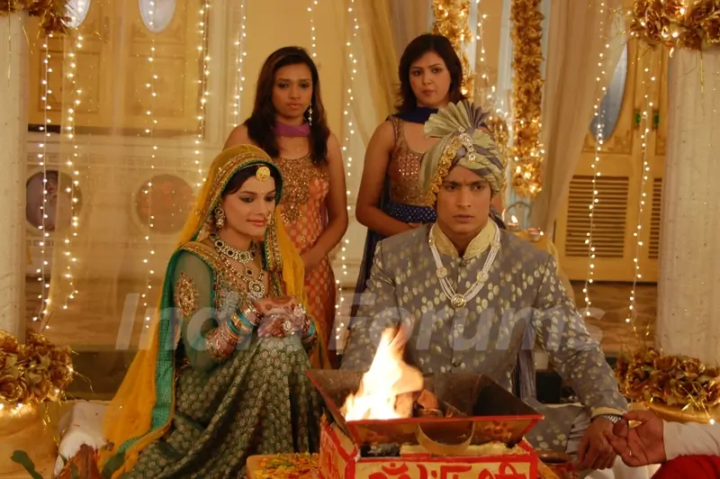 Yudhishtir and Bhoomi in Raja Ki Ayegi Baraat