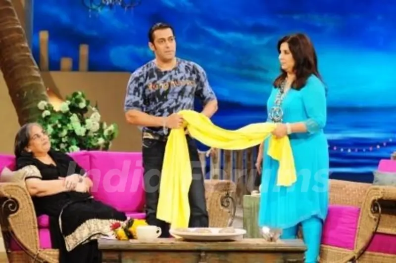 Salman Khan, Farah Khan and Salma Khan