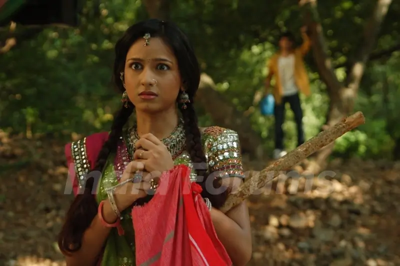 Shree looking feared