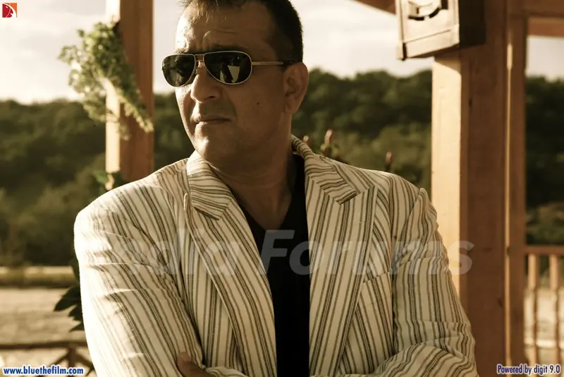 Sanjay Dutt in the movie Blue
