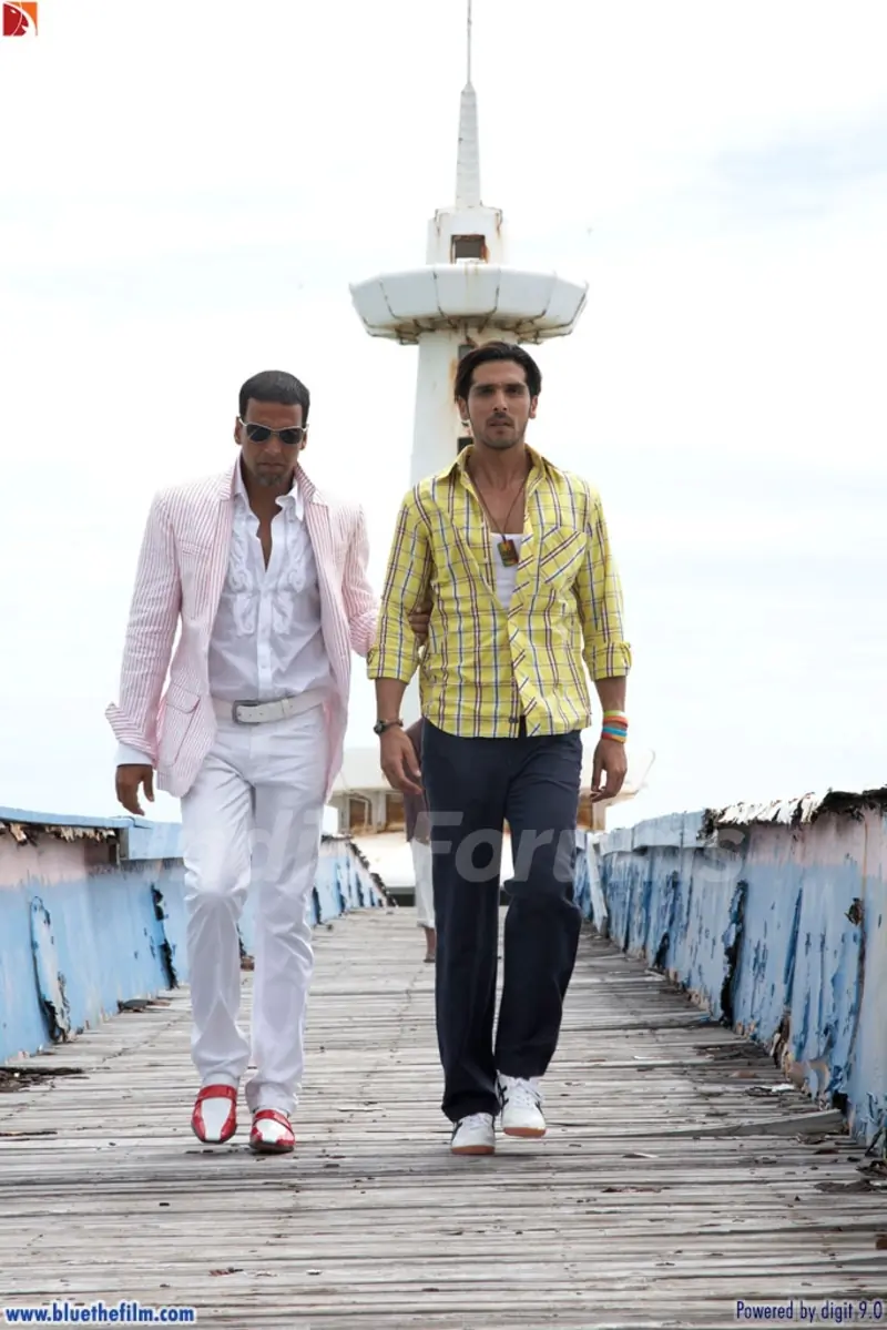 Akshay Kumar with Zayed Khan