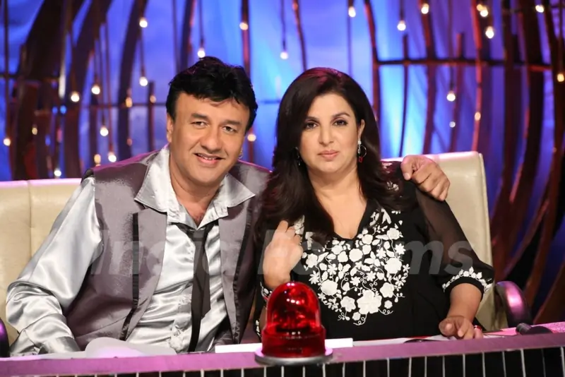 Anu Malik and Farah Khan