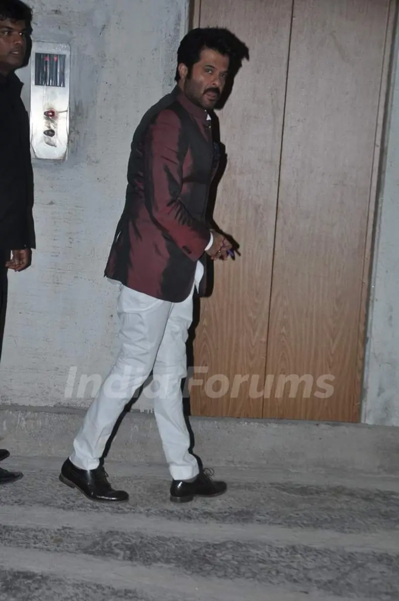 Anil Kapoor was seen coming in for Aamir Khan's Diwali Bash