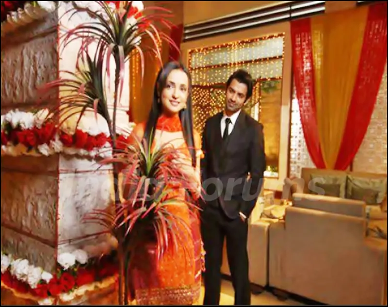 Barun Sobti and Sanaya Irani