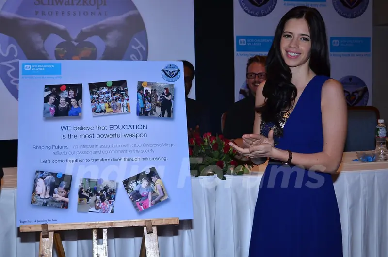 Kalki Koechlin at the announcement of Schwarzkopf Professional’s Shaping Futures initiative in Mumbai