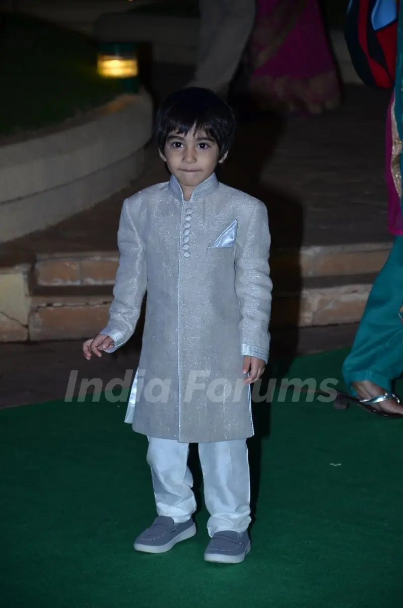 Emraan Hashmi's son at Vishesh Bhatt's Wedding Reception