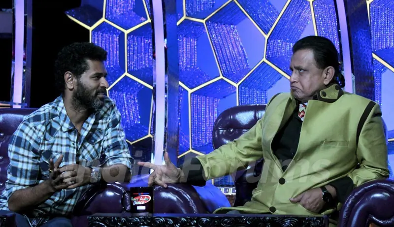 Prabhu Dheva on the sets of Dance India Dance promoting R... Rajkumar