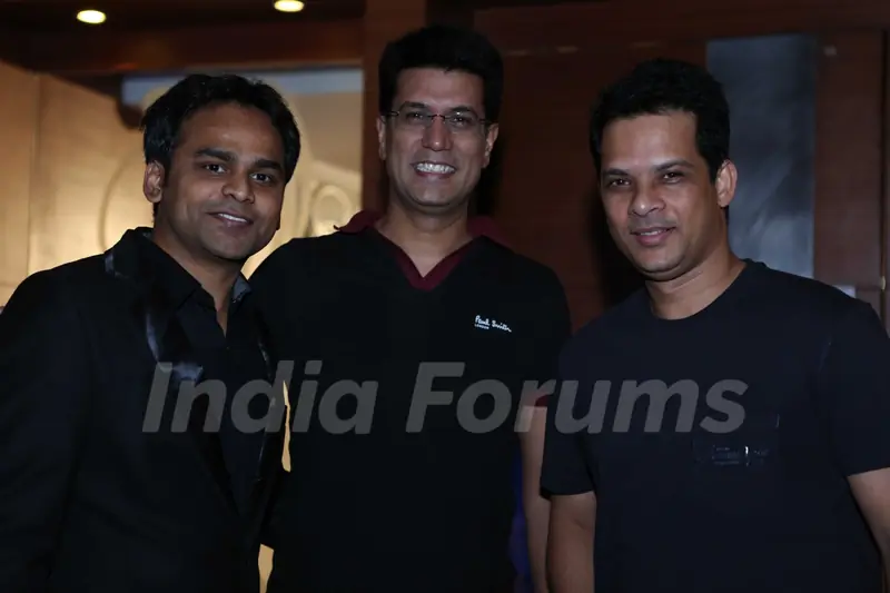 Vijay Bhatter with Sudhir Sharma and Yash Patnaik at India-Forums.com's 10th Anniversary Party