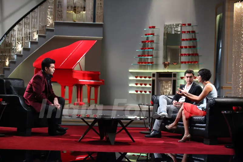 Aamir Khan and Kiran Rao on Koffee With Karan Season 4