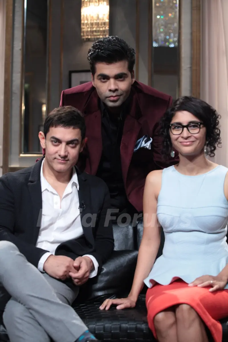 Aamir Khan and Kiran Rao on Koffee With Karan Season 4