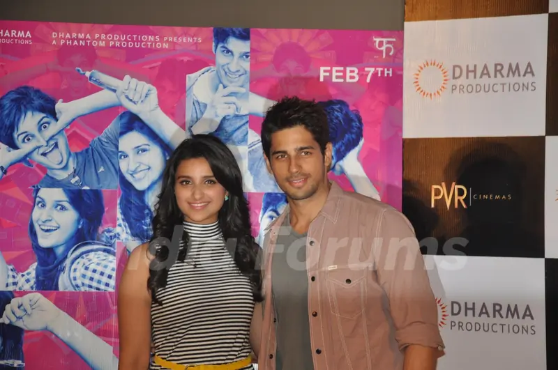 Parineeti and Sidharth at the First Look of 'Hasee Toh Phasee'