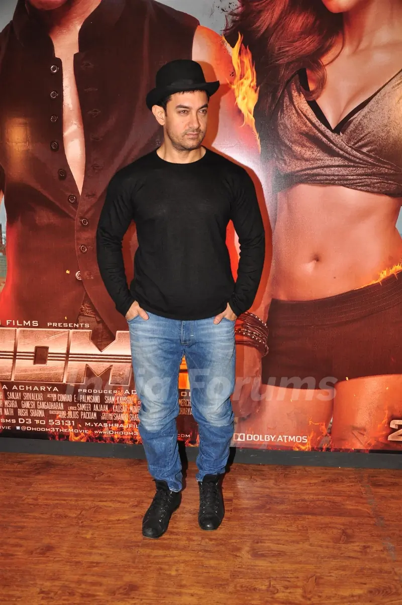 Aamir Khan at Dhoom 3 Press Conference