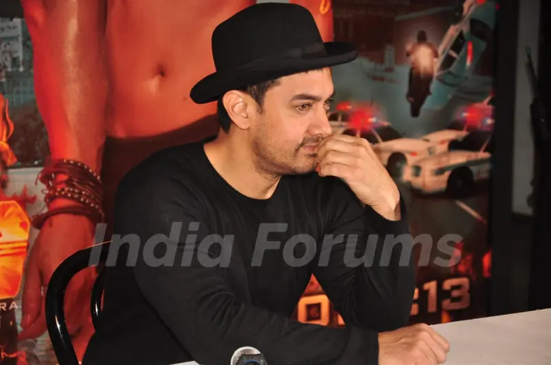 Aamir Khan at Dhoom 3 Press Conference
