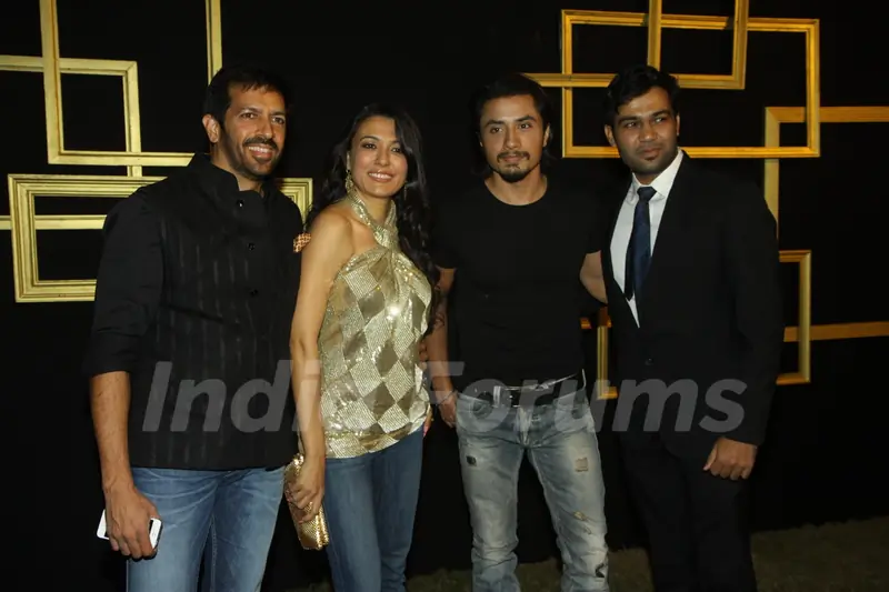 Kabir Khan, Mini Mathur and Ali Zafar at Deepika Padukone's party