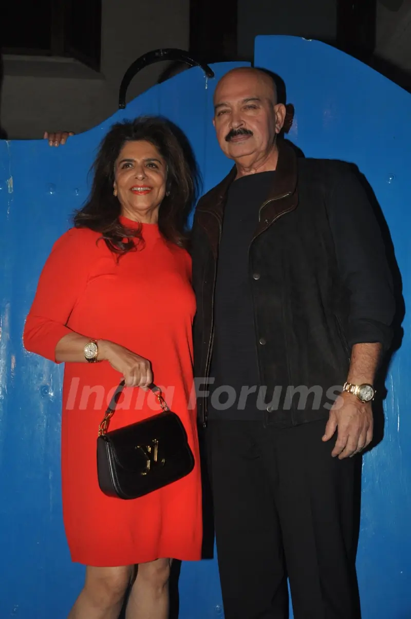 Mrs. & Mr. Rakesh Roshan were seen at Dabboo Ratnani's 2014 Calendar launch