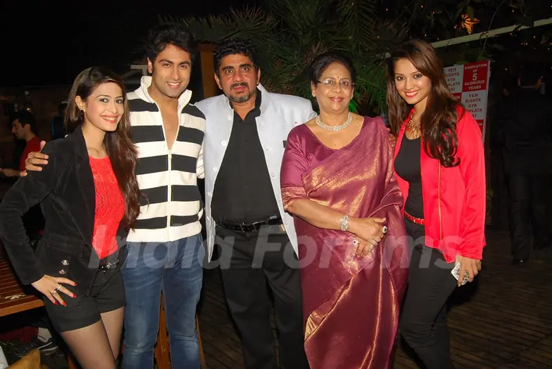 Dimple Jhangiani, Ankit Gera, Rajan Shahi and Adaa Khan at the Celebration