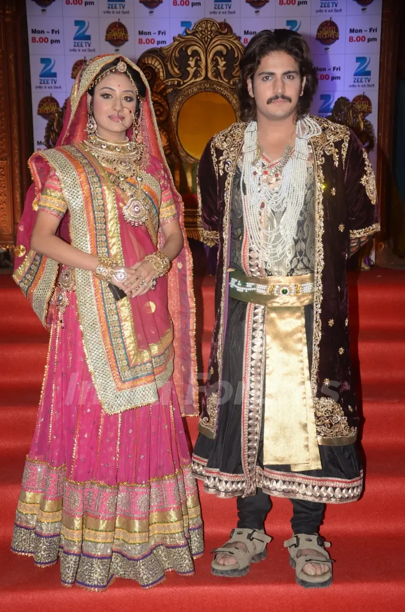 Paridhi Sharma and Rajat Tokas were seen at the Launch of Jodha Akbar e-book and mobile game launch