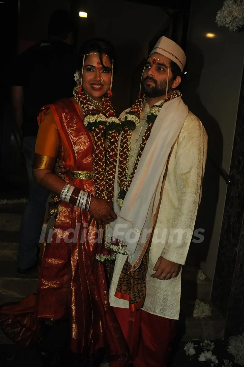 Sameera Reddy weds Akshay Warde