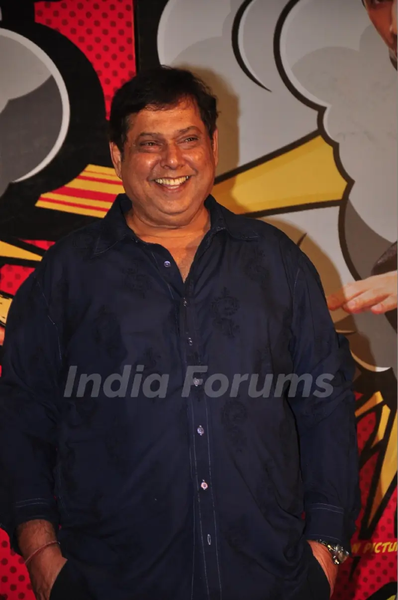 David Dhawan was seen at the First Look of 'Main Tera Hero'