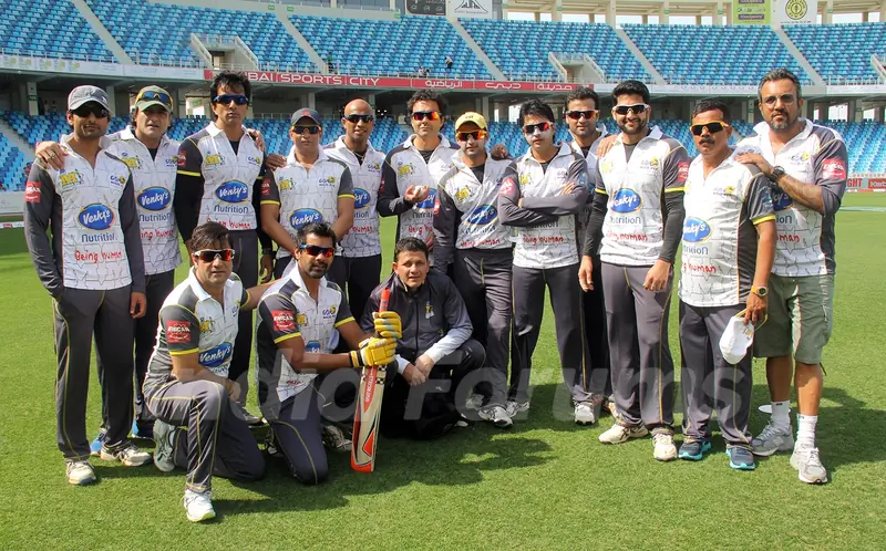 The Mumbai Heroes team at the CCL Dubai match