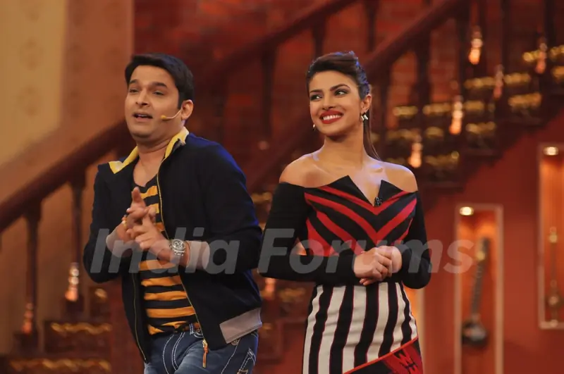 Kapil Sharma jokes with Priyanka Chopra on Comedy Nights with Kapil