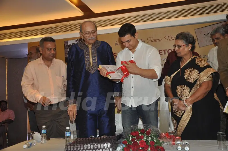 Aamir Khan at a book launch