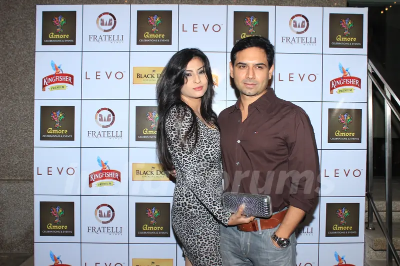 Ashlesha Savant and Sandeep Baswana was at Amore Celebration and Events Launch Night