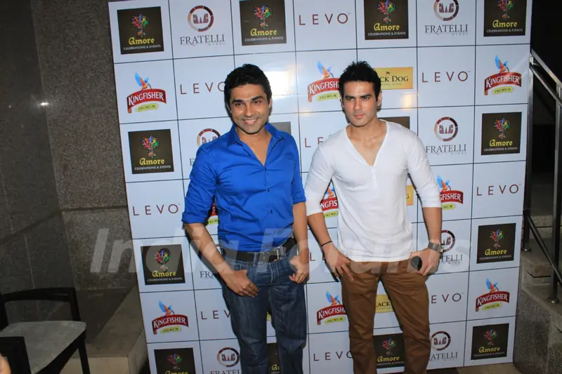 Mazher Sayed and Amit Varma were seen at Amore Celebration and Events Launch Night