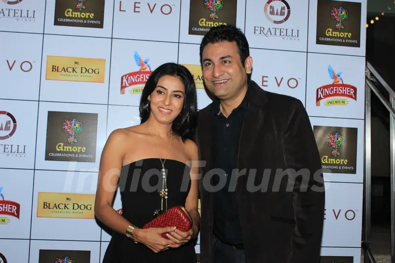 Nivideta Bhattacharya and Ashish Kapoor was at Amore Celebration and Events Launch Night