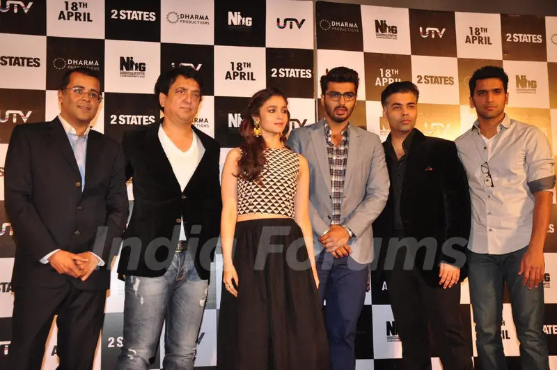 The team of 2 States at the Trailer launch