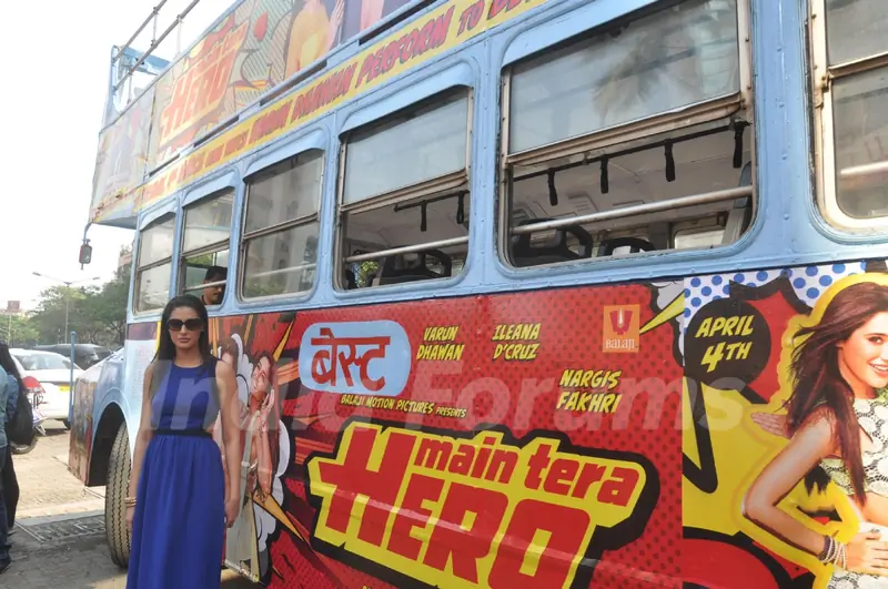 Nargis Fakri was at the Promotions of Main Tera Hero