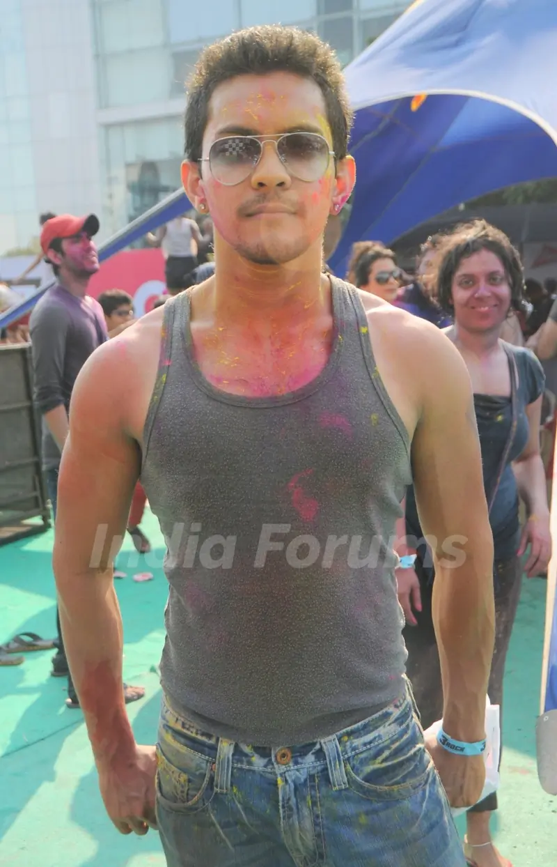 Aditya Narayan was at the +91 Holi Reloaded, A Dance Music Holi