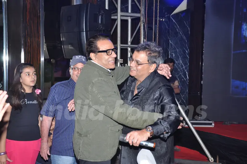 Dharmendra and Subhash Ghai at the Music Launch of 'Kaanchi'