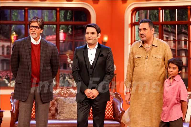 Big B and Boman Irani on Comedy Nights With Kapil