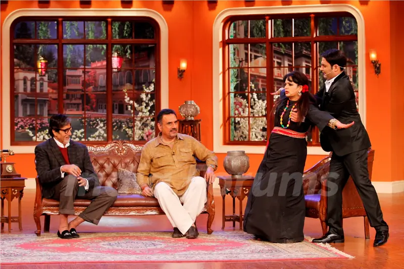 Big B and Boman Irani on Comedy Nights With Kapil