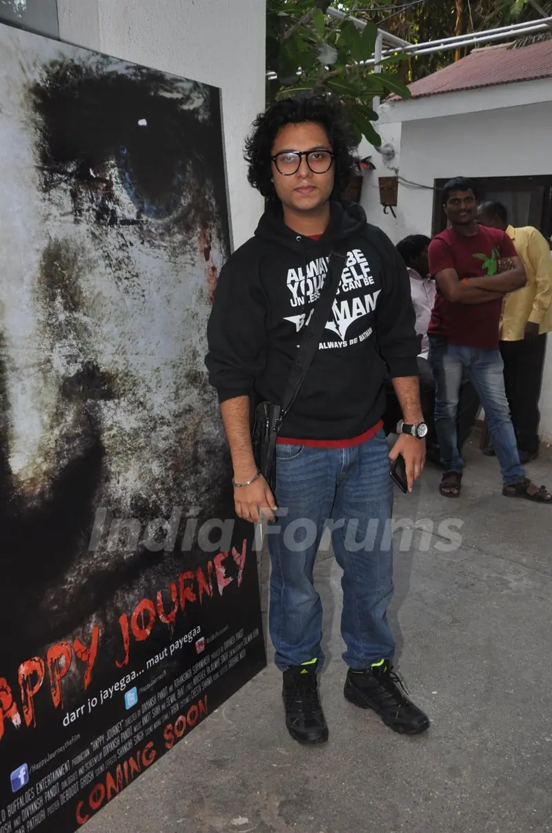 Divyansh Pandit at the First Look launch of Happy Journey