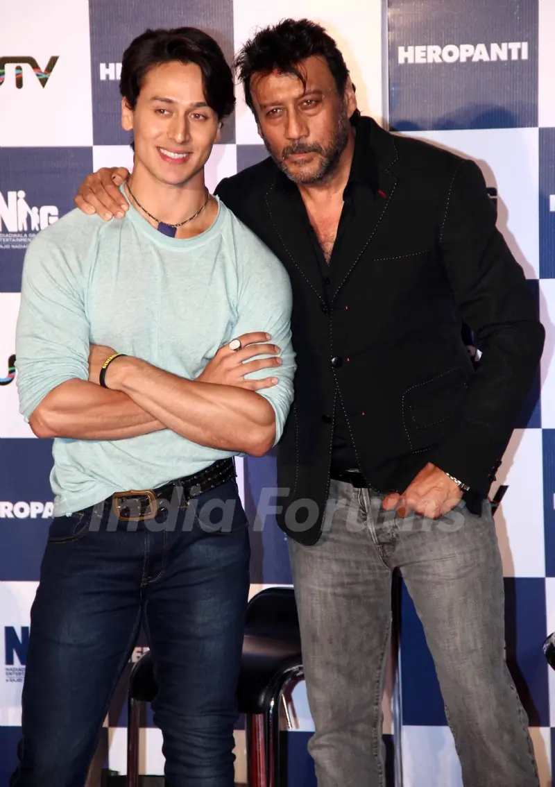 Jackie and Tiger Shroff at the Trailer launch of Heropanthi