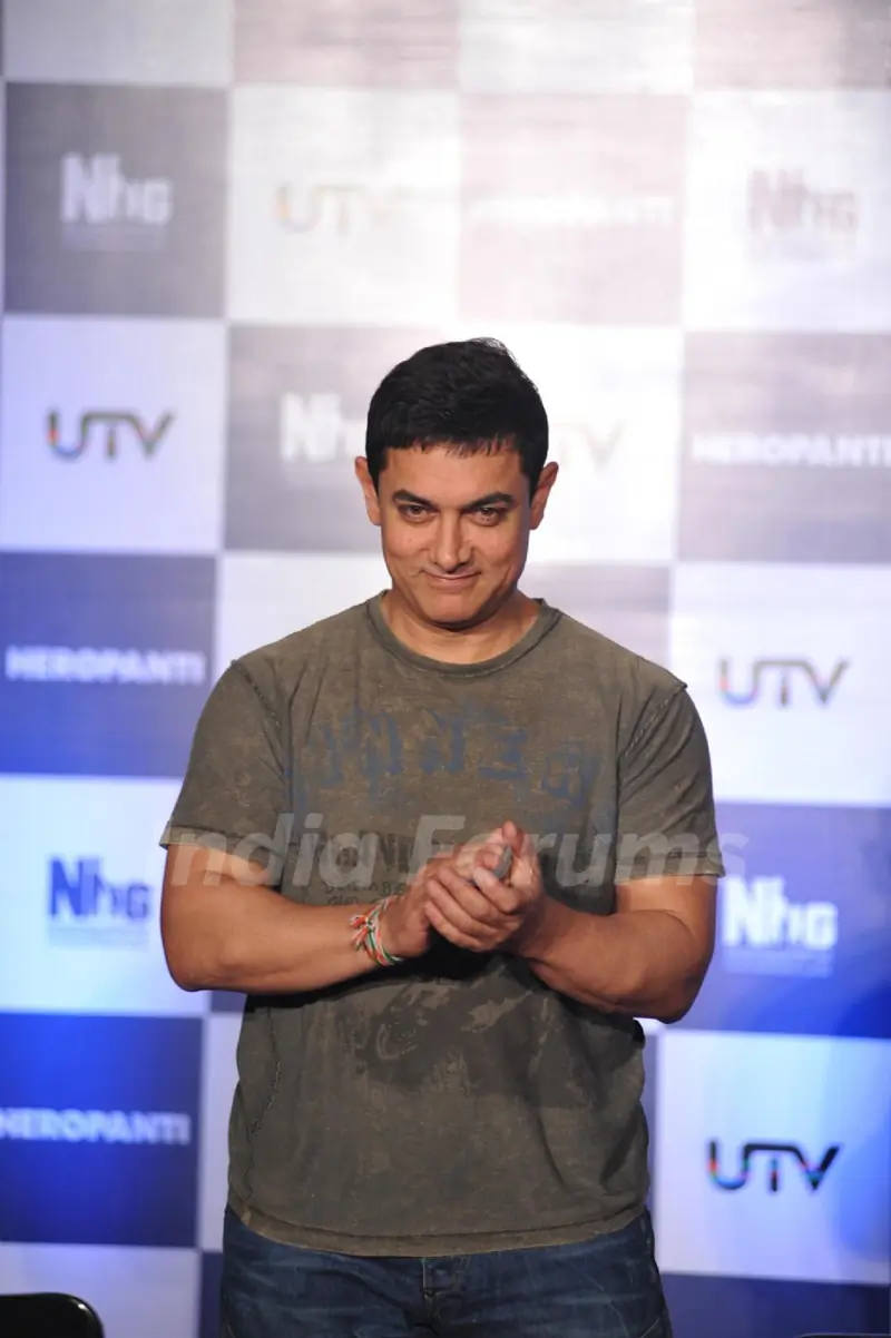 Aamir Khan at the Trailer launch of Heropanthi