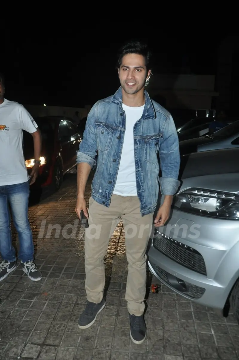Varun Dhawan at the Screening of Main Tera Hero