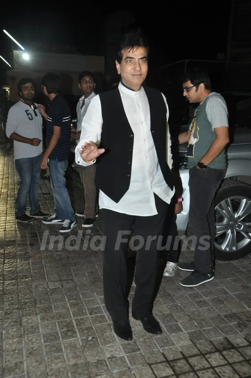 Jeetendra at the Screening of Main Tera Hero