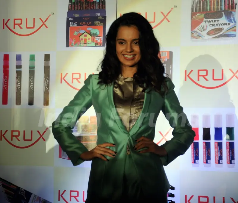 Kangana Ranaut at the launch of Krux Stationery