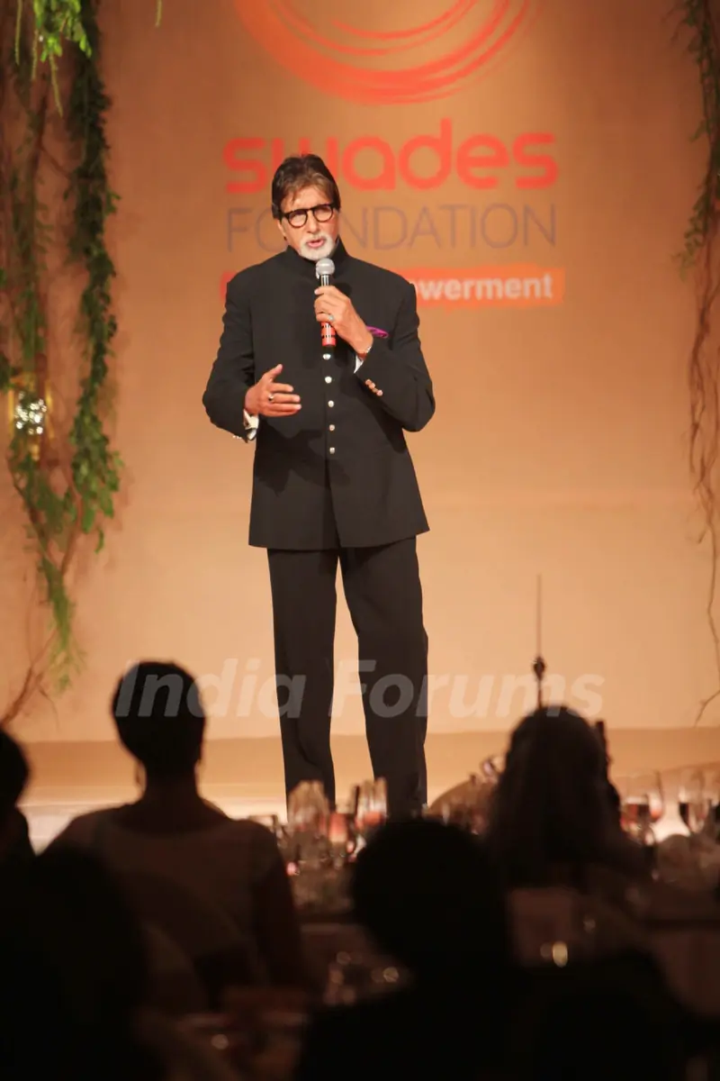 Amitabh Bachchan was at the Swades Foundation Fundraiser
