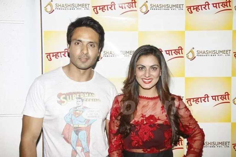 Iqbal Khan and Shraddha Arya at the party as Tumhari Paakhi completes 100 episodes