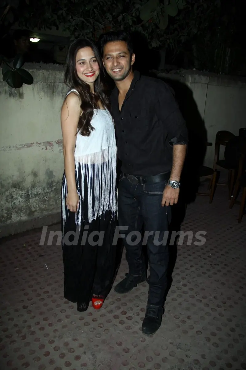 Sanjeeda Shaikh and Vatsal Seth at the Launch of Ek Haseena Thi