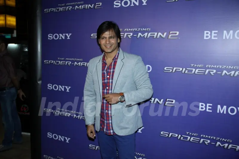 Vivek Oberoi meets Spiderman!