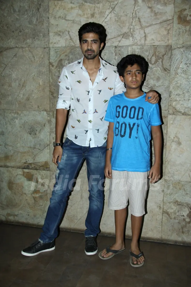 Saqib Saleem and Partho Gupte were at the Special screening of Hawaa Hawaai