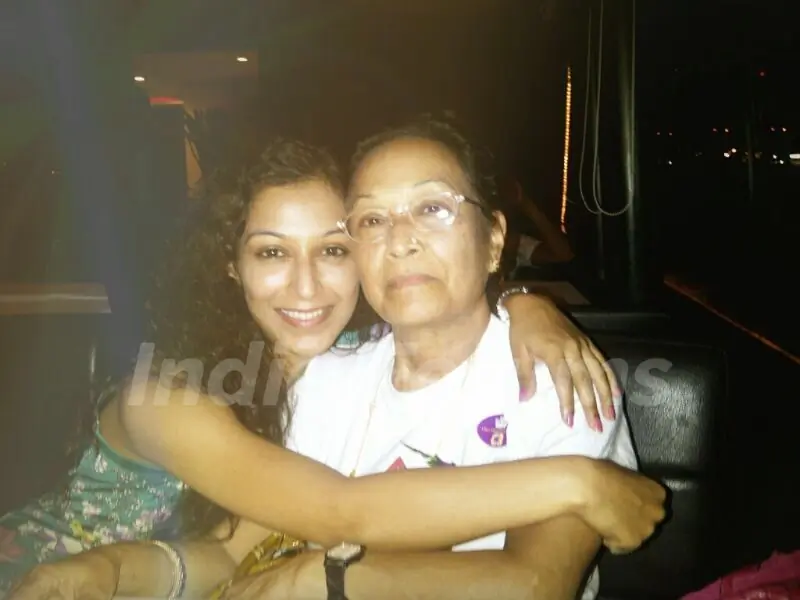Sunayana Fozdar with her Mom