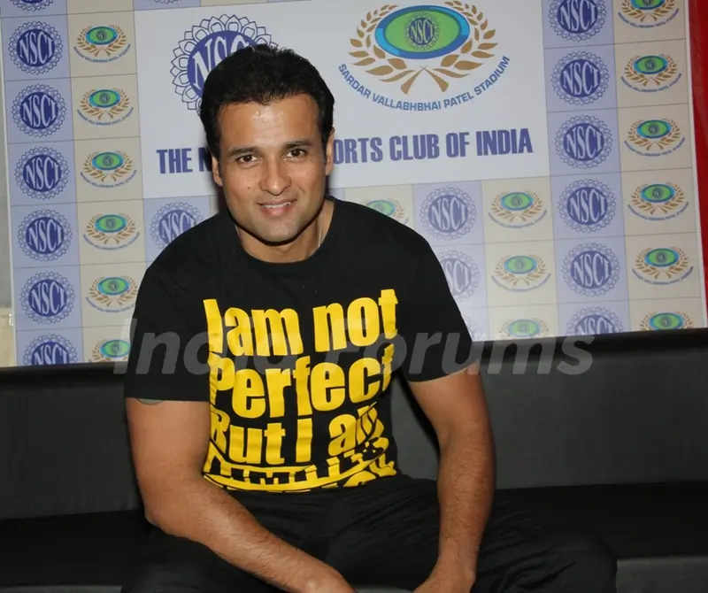 Rohit Roy was seen at the 'Caring with Style' fashion show at NSCI
