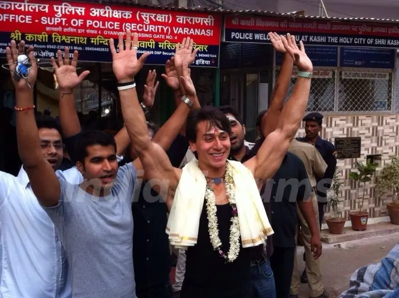 Tiger Shroff at Varanasi